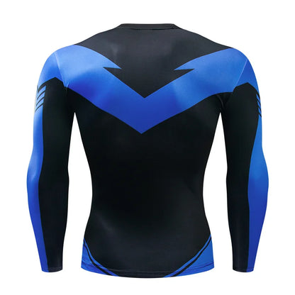 Nightwing long sleeve compression T-shirt