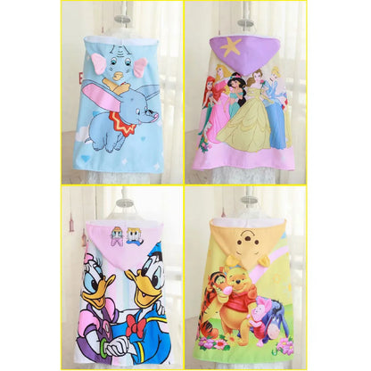 75x100cm Cartoon Disney Minnie Mickey Dumbo Bath Towel Princess Baby Beach Towel