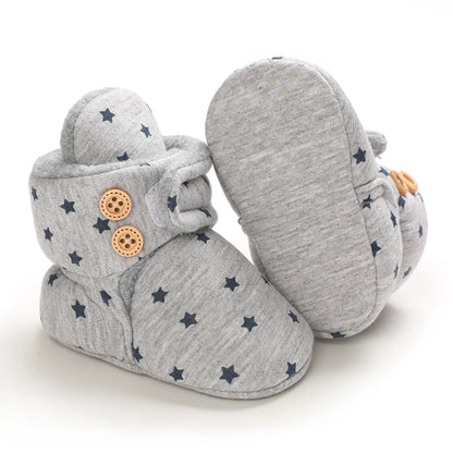 Baby Winter Shoes - Soft Knitted Walk Boots for Girls & Boys