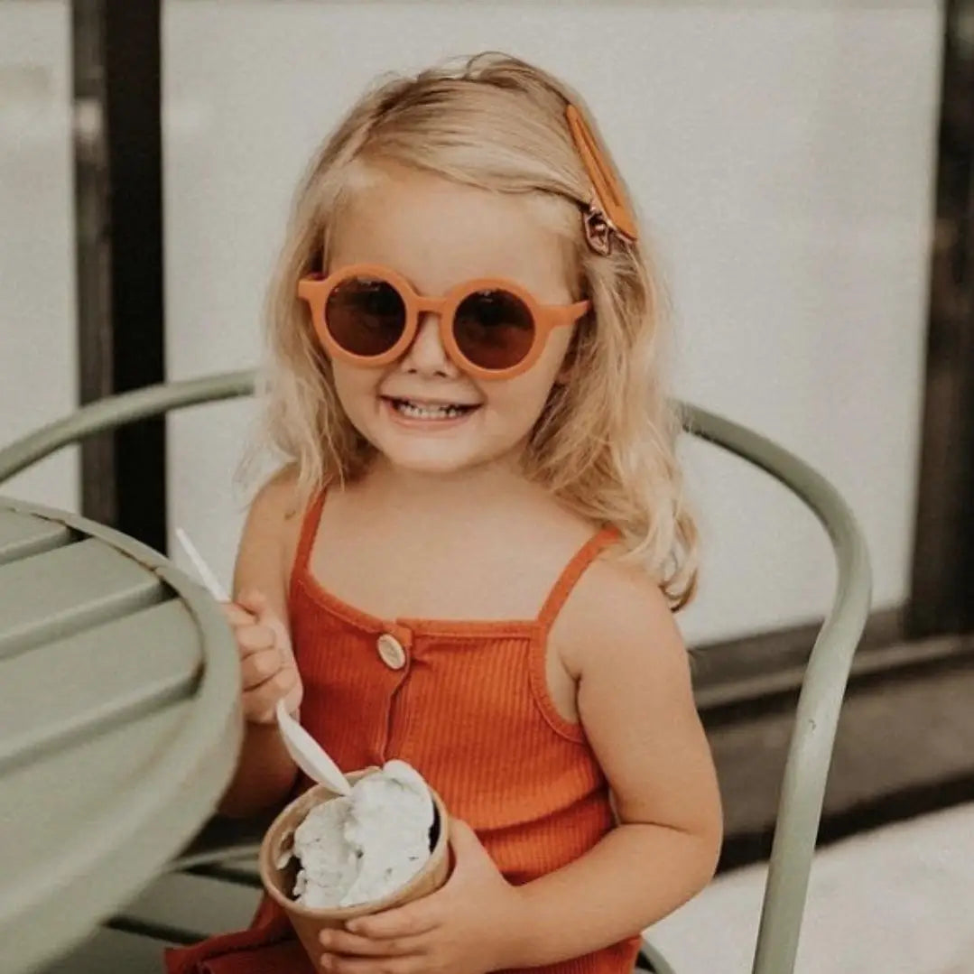 2021 Retro Children's Sunglasses, UV-Proof Round Glasses for Kids