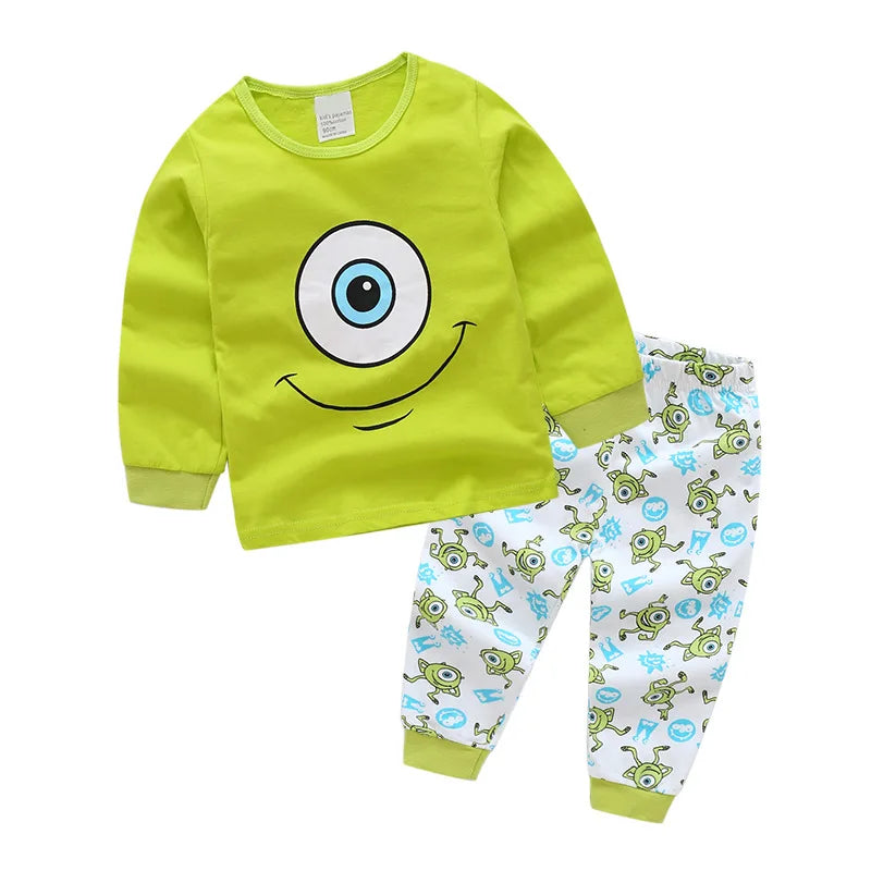 Summer Autumn Children's Toy Story Pajamas Clothes Woody Tracey Buzz Lightyear Halloween Costume Pyjamas Jessie Cotton Nightwear