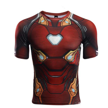 Superhero long sleeve compression T-shirt