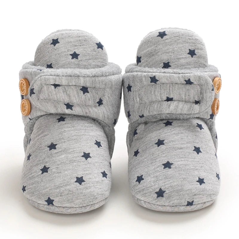 Baby Winter Shoes - Soft Knitted Walk Boots for Girls & Boys