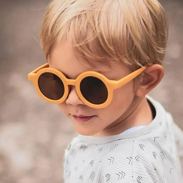 2021 Retro Children's Sunglasses, UV-Proof Round Glasses for Kids