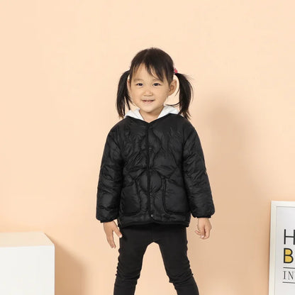 Oversized Children’s Jacket - Lightweight Duck Down Puffer Coat for Kids (Fall/Winter)