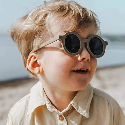 2021 Retro Children's Sunglasses, UV-Proof Round Glasses for Kids