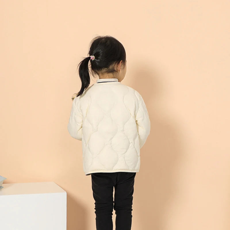 Oversized Children’s Jacket - Lightweight Duck Down Puffer Coat for Kids (Fall/Winter)