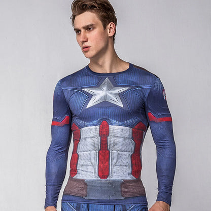 Superhero compression tracksuit