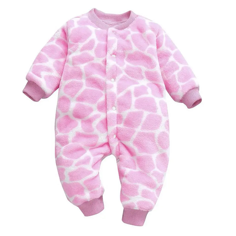 Baby Long Sleeve Romper - Warm Autumn & Winter Jumpsuit for Newborn Girls