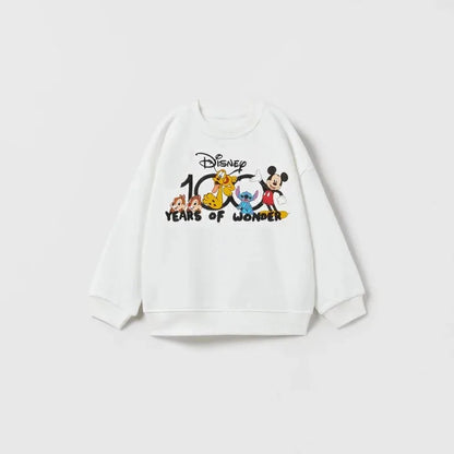 Cartoon Sweatshirts - Casual Long-Sleeved T-Shirt & Cotton Hoodies for Boys & Girls