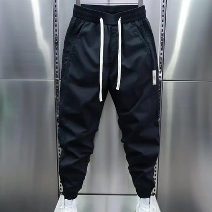 Drawstring Men Sports Pants – Casual Jogging Pants with Pockets, Fitness Joggers