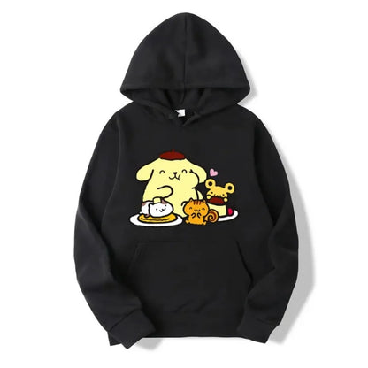 Pompom Purin Anime Hoodie for Men & Women, Spring Autumn Sweatshirt