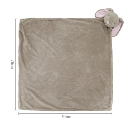 Baby Crystal Fleece Blanket - Double Layer Swaddle & Huggle Wrap