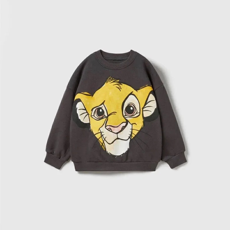 Cartoon Sweatshirts - Casual Long-Sleeved T-Shirt & Cotton Hoodies for Boys & Girls