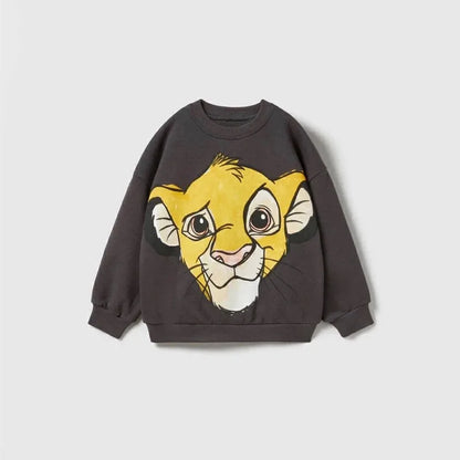 Cartoon Sweatshirts - Casual Long-Sleeved T-Shirt & Cotton Hoodies for Boys & Girls