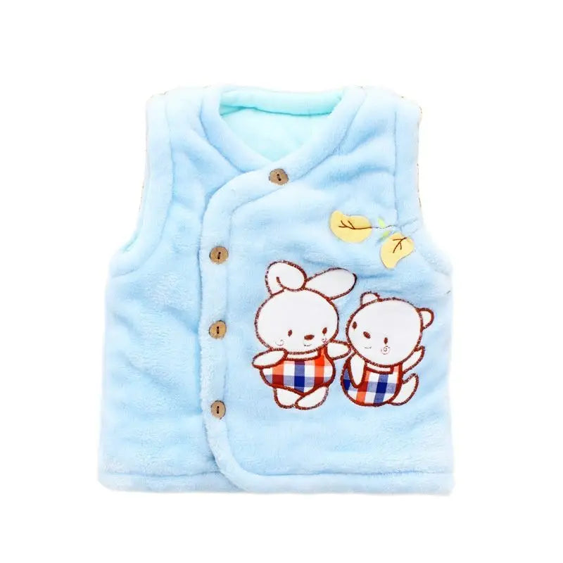 Baby Fur Vest - Soft Sleeveless Winter Waistcoat for 0-2Y Toddlers