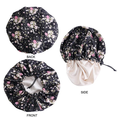 Double-Layer Satin Silk Sleep Bonnet - Hair Protection Cap for Kids (Boys & Girls)