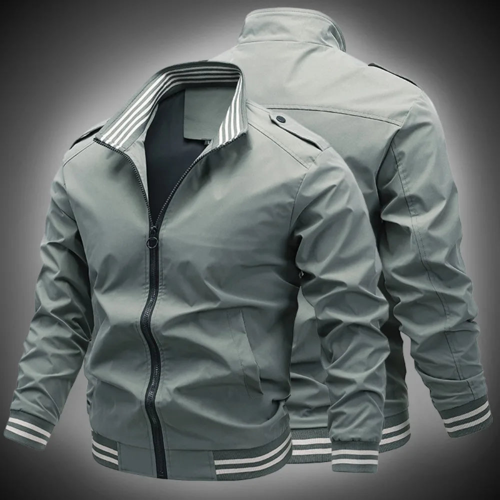 Men's Lightweight Bomber Jacket – Casual Spring Fall Windbreaker