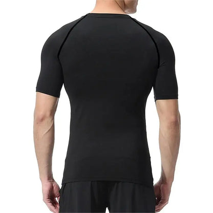 New Compression Shirt Men Fitness Gym Superhero Running Tee Quick Dry