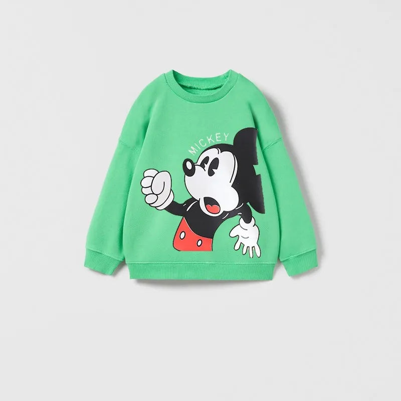 Cartoon Sweatshirts - Casual Long-Sleeved T-Shirt & Cotton Hoodies for Boys & Girls