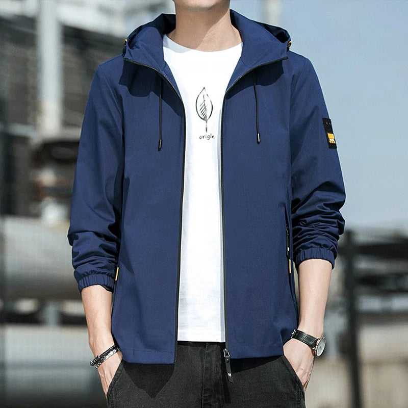 Men's Bomber Jacket – Casual Long Sleeve Winter Coats, Sportwear Outwear