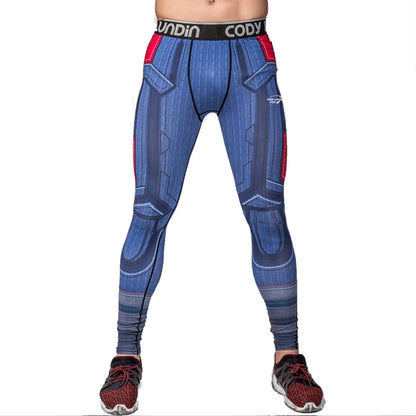 Superhero compression tracksuit