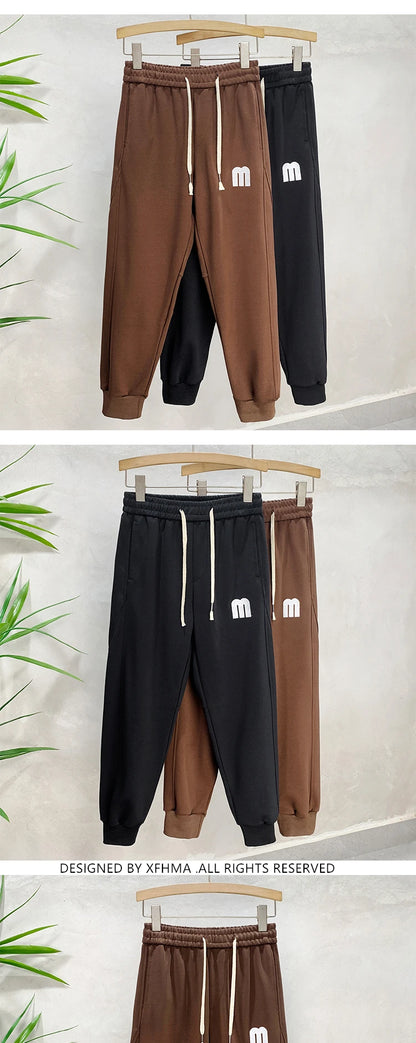 Men's Joggers Autumn Y2K Cargo Pants – Gym Trousers Tracksuit Sweatshirt Big Size