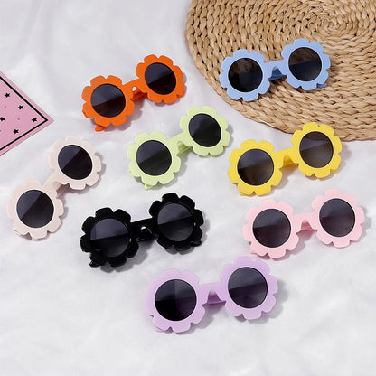 Baby Polarized Sunflower Sunglasses - Flexible UV Shades with Strap