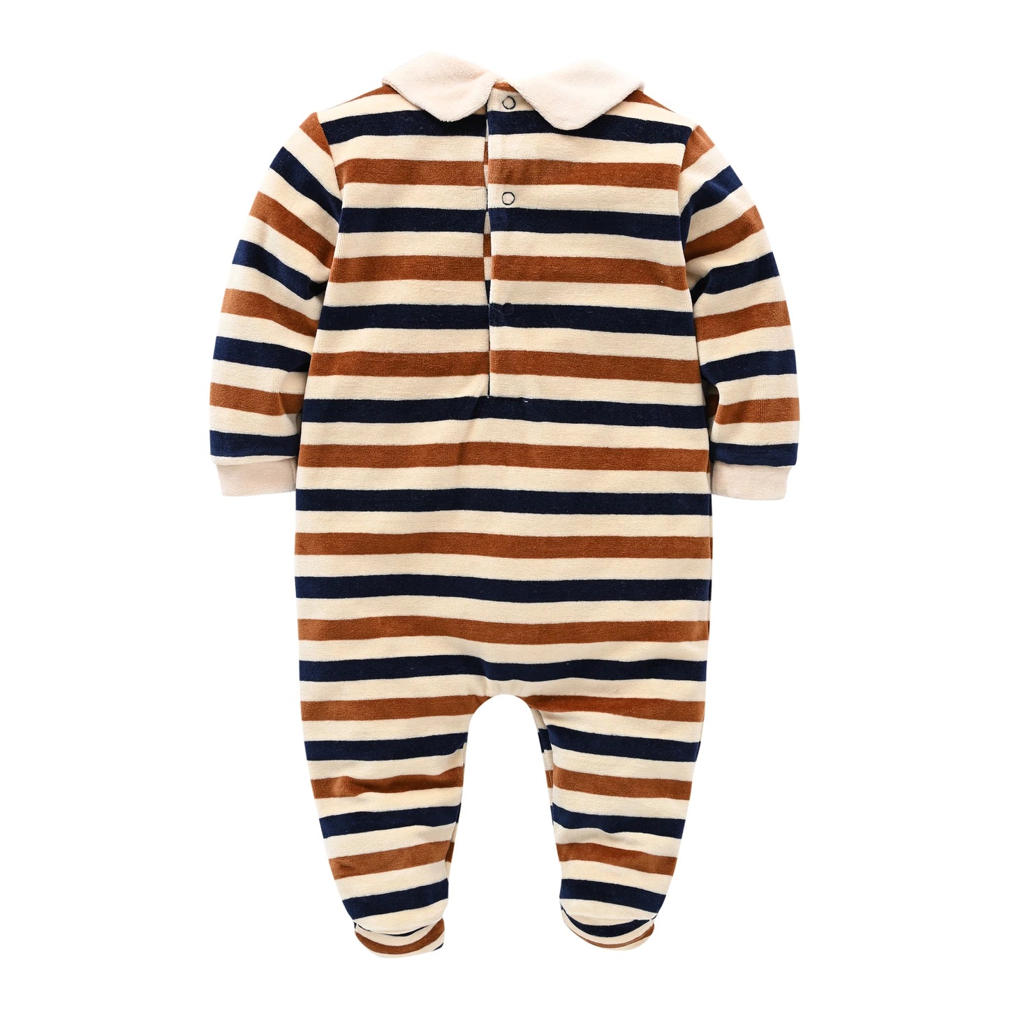 Winter Baby Rompers – Velvet Warm Pajamas for Boys & Girls 0-12M Velour Jumpsuit