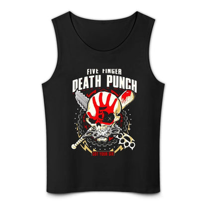 5FDP Five Finger Death Punch Tank Top – Men's Gym Clothes Fitness T-Shirt