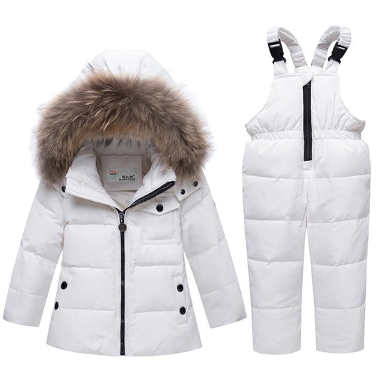 2024 Russia Winter Kids Set - Warm Down Jacket & Overalls Snowsuit (1-5Y)