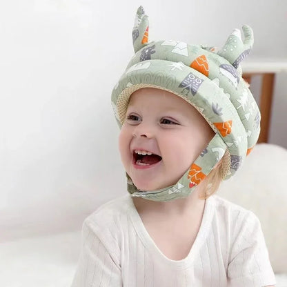 Baby Safety Helmet - Adjustable Head Protection Hat for Toddlers Learning to Walk