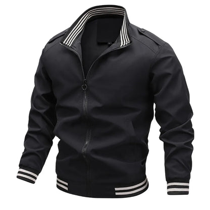 Men's Lightweight Bomber Jacket – Casual Spring Fall Windbreaker